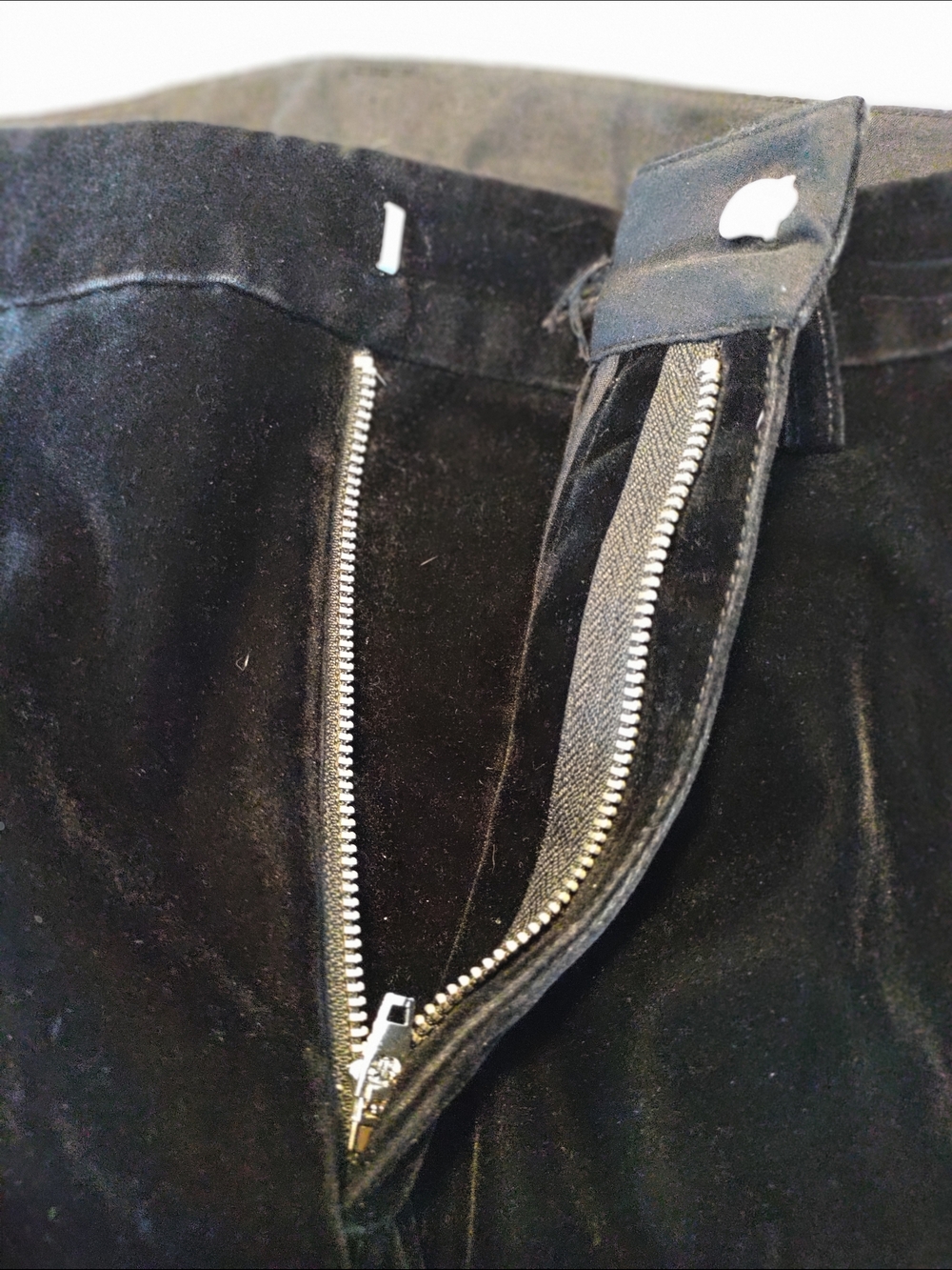 Armani Exchange Men's Black Velvet Straight-Leg Pants - Picture 4 of 9